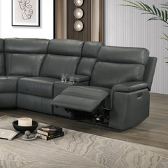 Oliverus Power Sectional Recliner