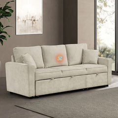 Kendal Sleeper Pull-Out Sofa Bed Sectional Couch