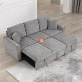 Kendal Sleeper Pull-Out Sofa Bed Sectional Couch