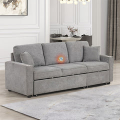 Kendal Sleeper Pull-Out Sofa Bed Sectional Couch