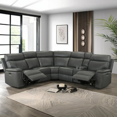 Oliverus Power Sectional Recliner