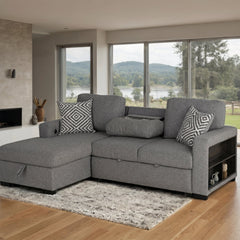Chatham Sectional Pullout Sofa Bed (Left Chaise)