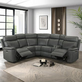 Oliverus Power Sectional Recliner