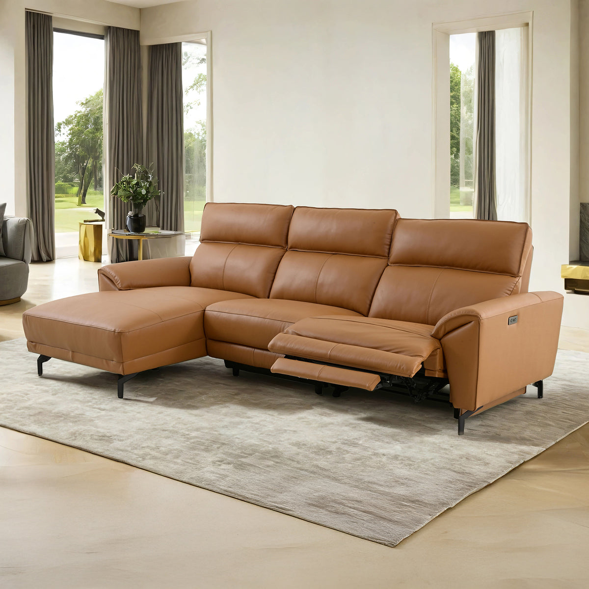 Theola Power Sectional, Left Chaise
