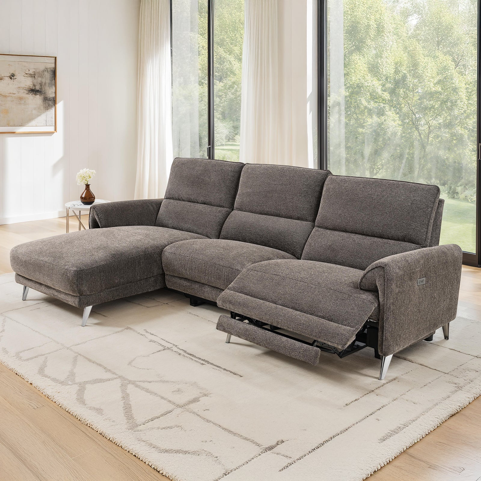 Brande Power Sectional, Left Chaise
