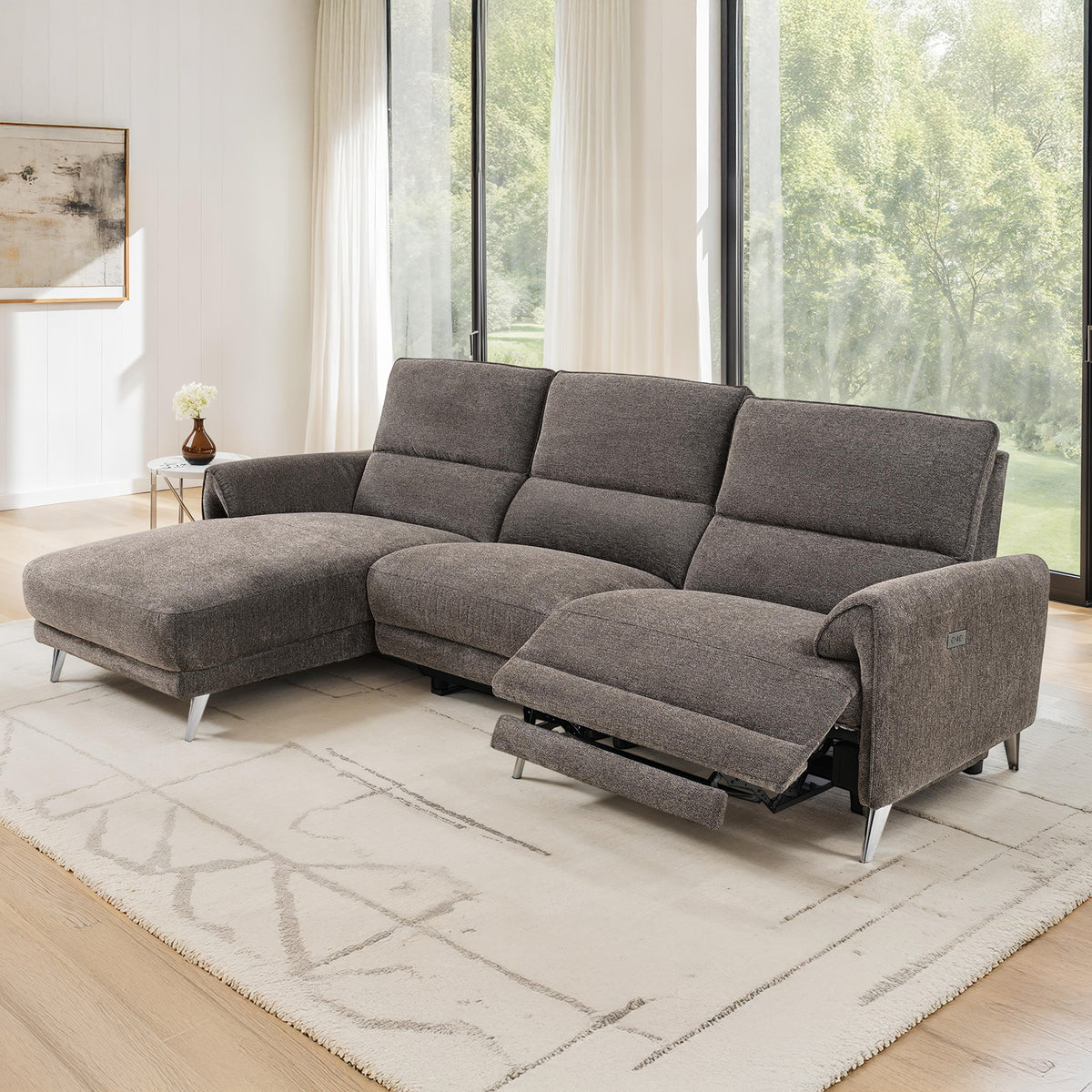 Brande Power Sectional, Left Chaise