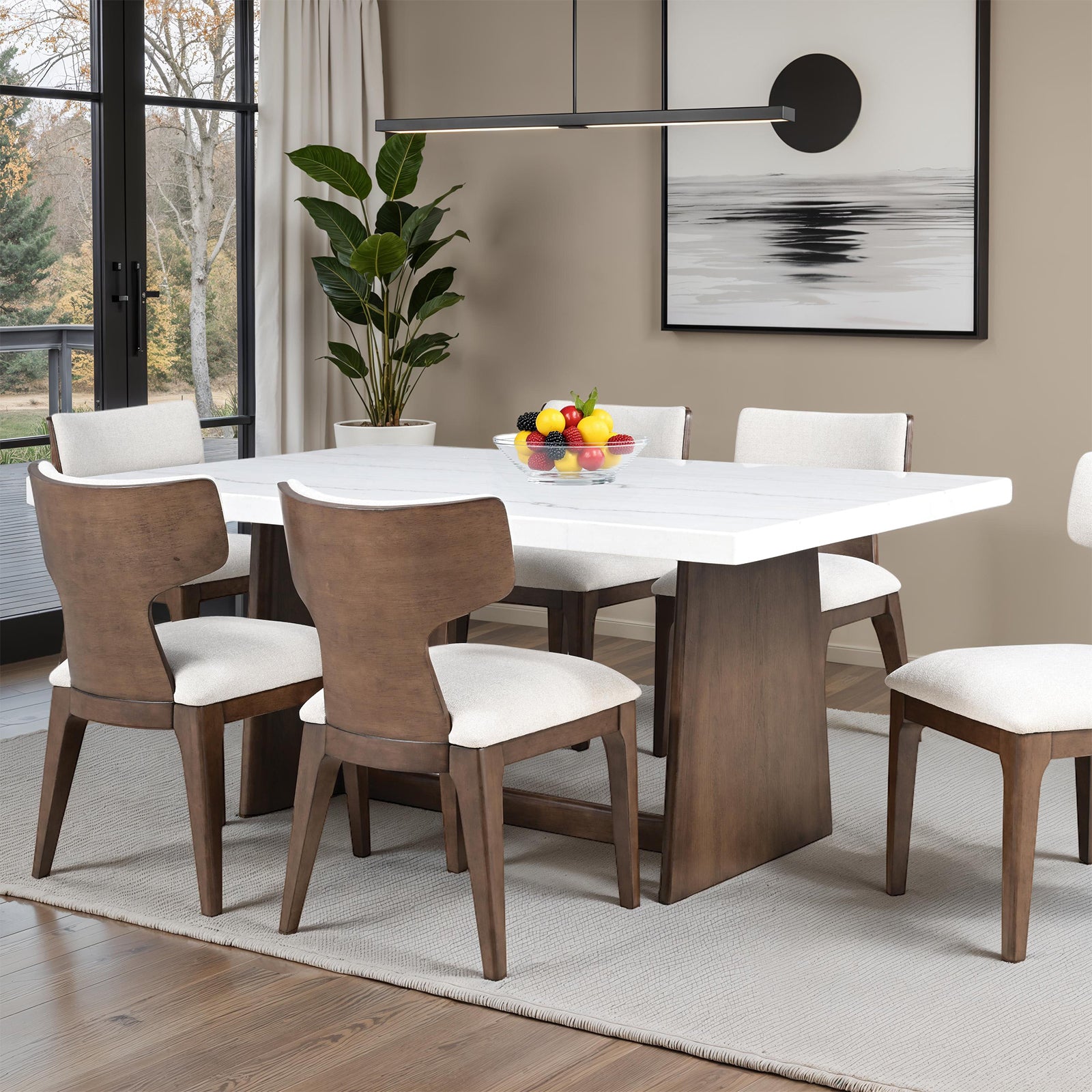 Caerwys 7 Pc Dining Table Set