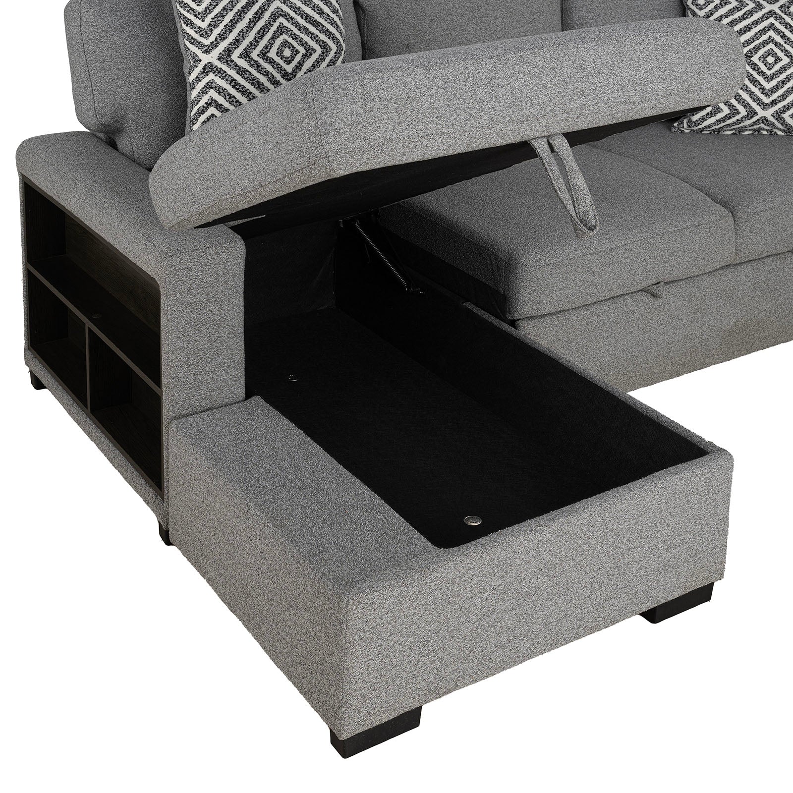 Chatham Sectional Pullout Sofa Bed (Left Chaise)