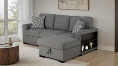Chatham Sectional Pullout Sofa Bed (Right Chaise)