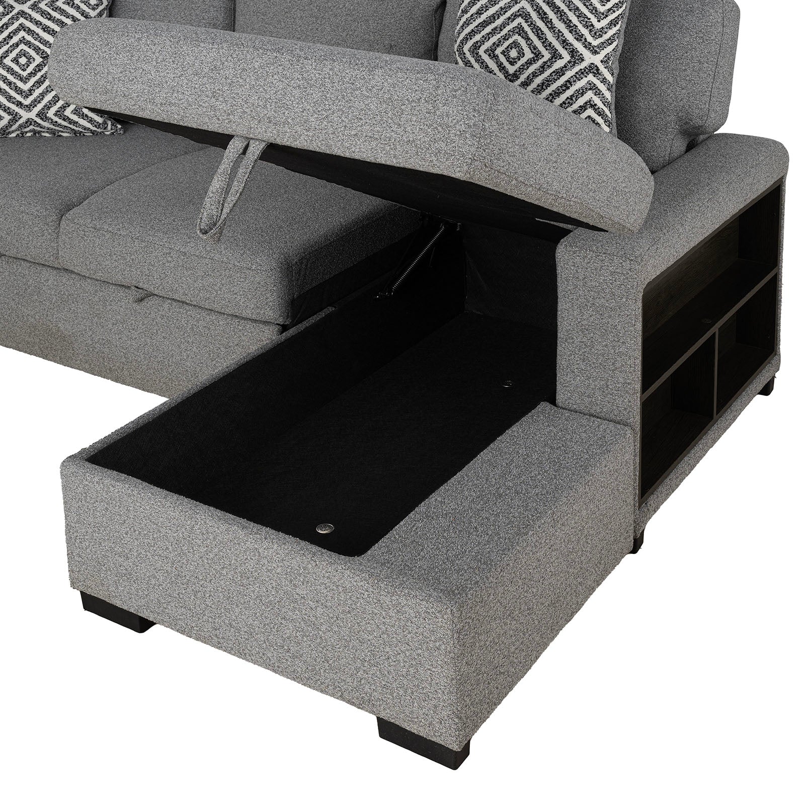 Chatham Sectional Pullout Sofa Bed (Right Chaise)