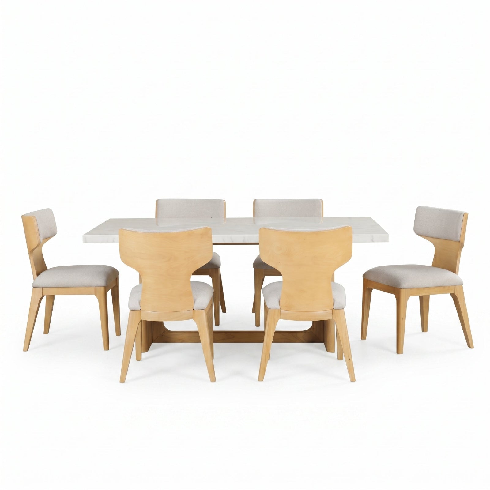 Caerwys 7 Pc Dining Table Set