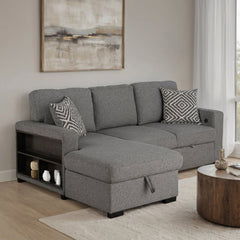 Chatham Sectional Pullout Sofa Bed (Left Chaise)
