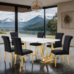 Holbaek 7 Pc 80" Dining Table Set