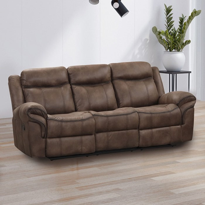 Manual Recliner (Set of 2pc) - Loveseat Sofa and 3-Seater Couch