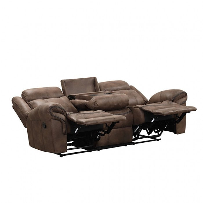 Manual Recliner (Set of 2pc) - Loveseat Sofa and 3-Seater Couch